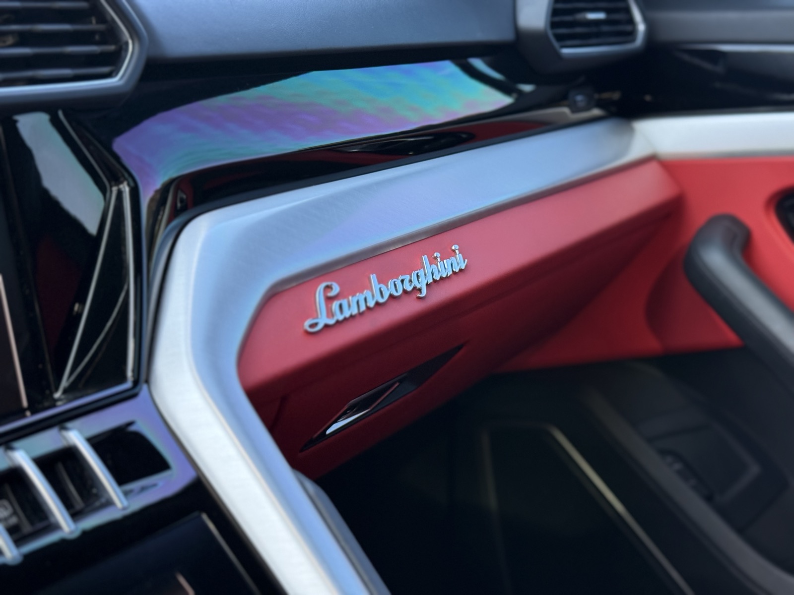 Lamborghini interior detail